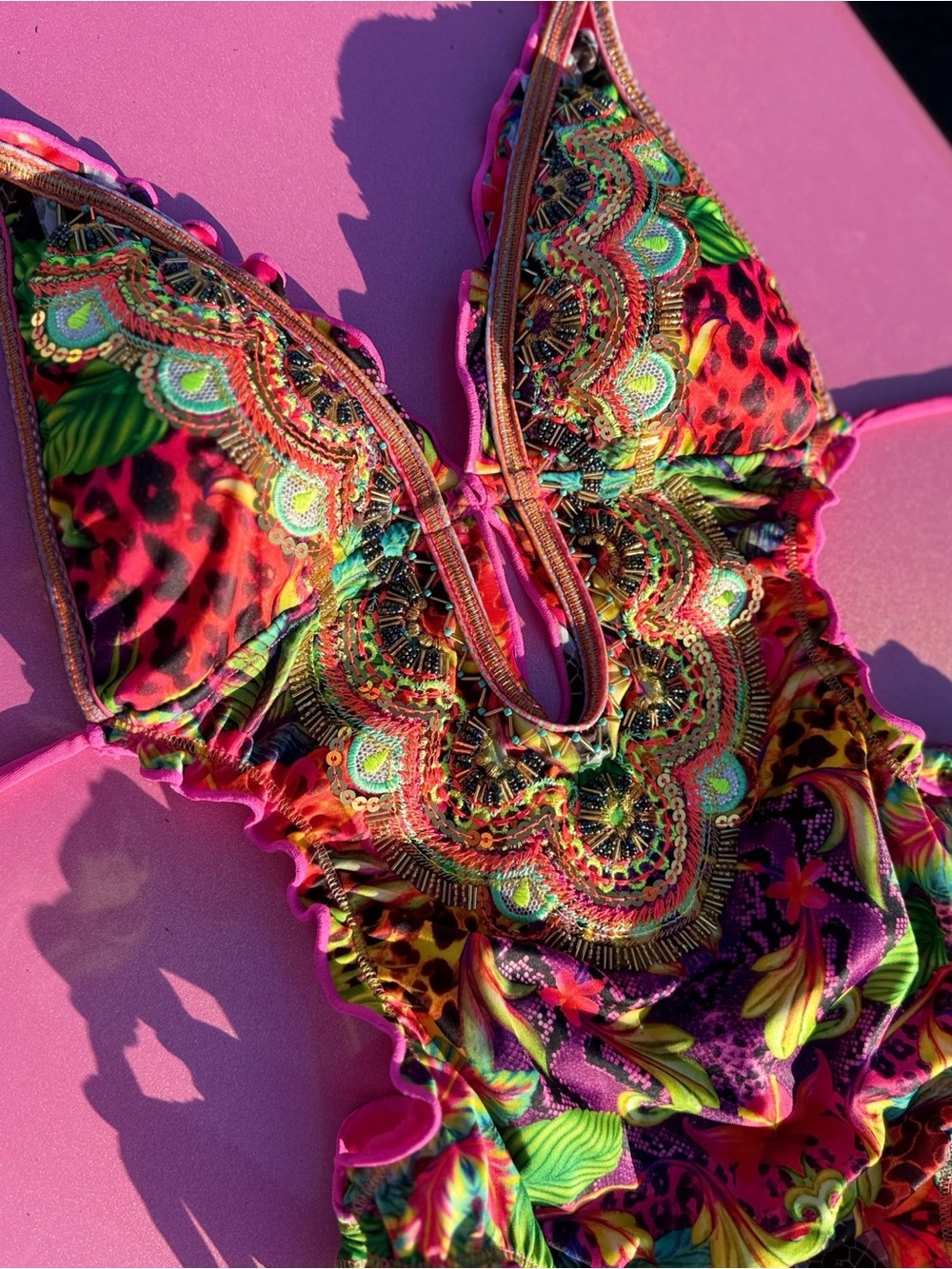 Sequin swimsuit